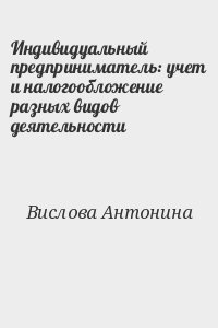 Индивидуальный предприниматель: учет и налогообложение разных видов деятельности читать онлайн