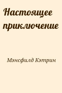 Настоящее приключение читать онлайн