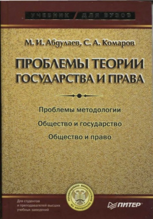 Проблемы теории государства и права: Учебник для вузов читать онлайн