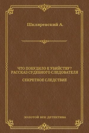 Что побудило к убийству? Рассказ судебного следователя. Секретное следствие читать онлайн